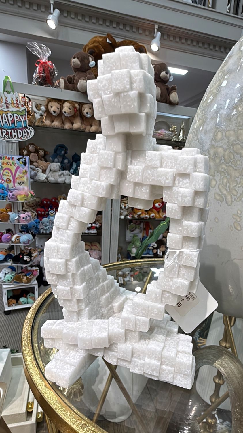 SUGAR CUBE MAN SITTING
