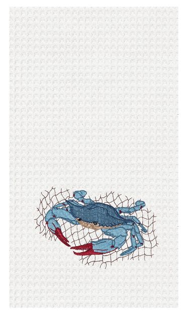 CATCH OF THE DAY WAFFLE WEAVE TOWEL
