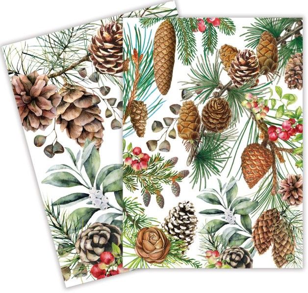 WHITE SPRUCE KITCHEN TOWEL SET OF 2