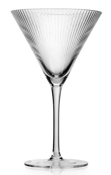 SULLIVAN ST. FLUTED MARTINI GLASSES