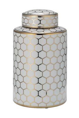 12" HONEYCOMB JAR WITH LID