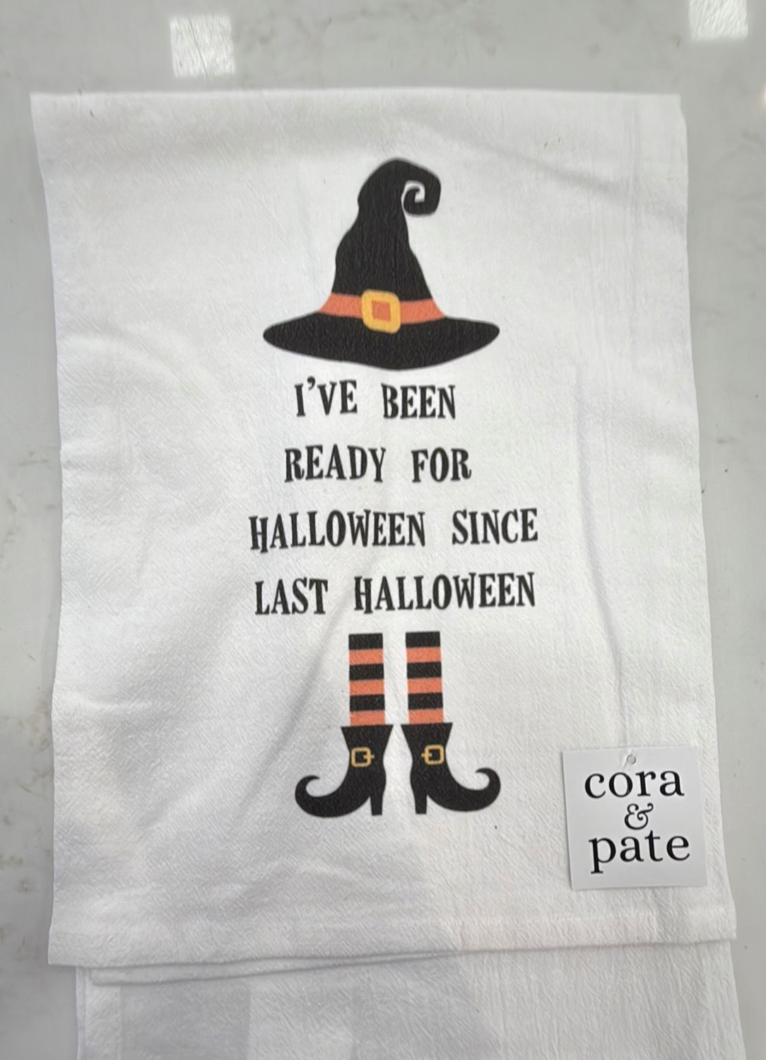 I'VE BEEN READY HALLOWEEN FLOUR SACK TOWEL