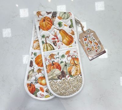 SWEET PUMPKIN DOUBLE OVEN GLOVE