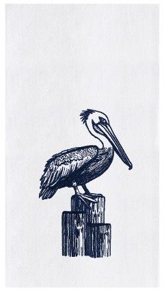 BLUE PELICAN FLOUR SACK TOWEL
