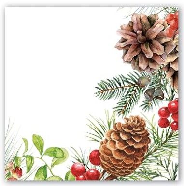 WHITE SPRUCE COCKTAIL NAPKINS