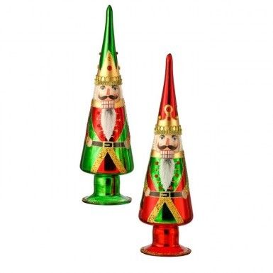 Glass Soldier Finial Tree