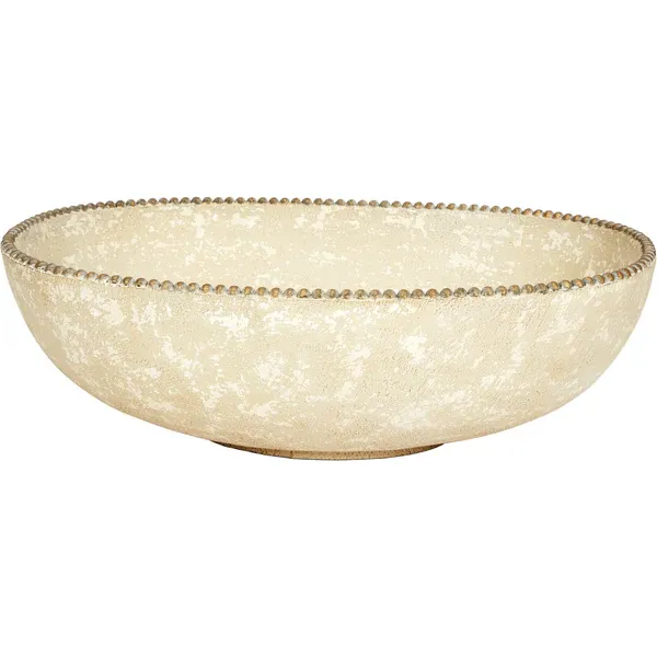 OVAL FRENCH GRAHAM DECORATIVE BOWL