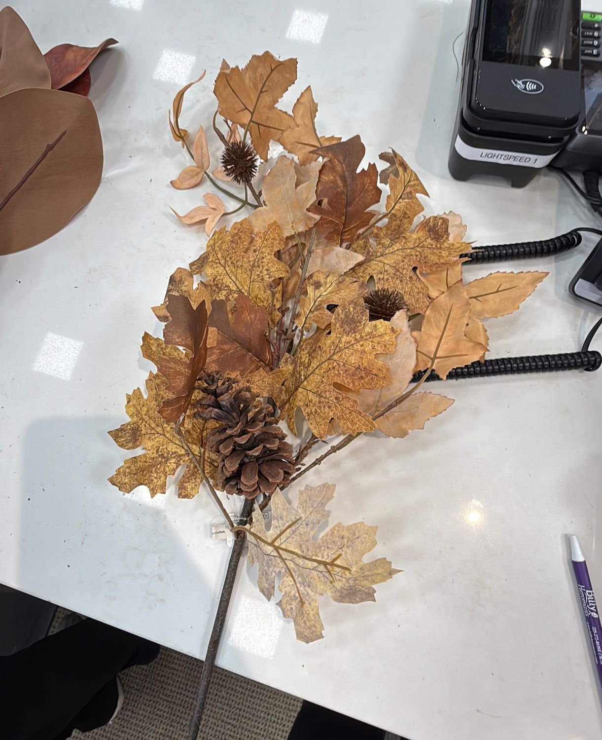 30" AUTUMN MAPLE LEAF SPRAY