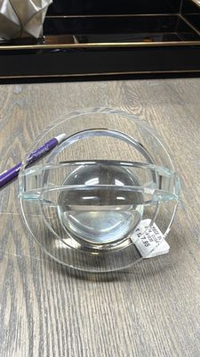 GEOMETRIC GLASS ORB- LARGE