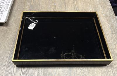 BLACK AND GOLD TRAY