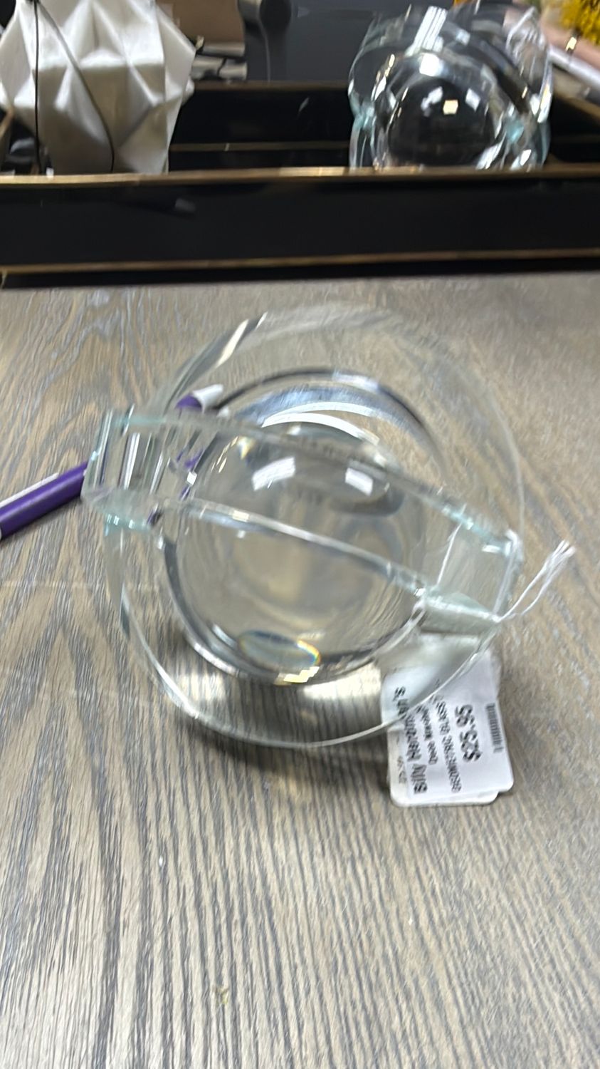 GEOMETRIC GLASS ORB - SMALL