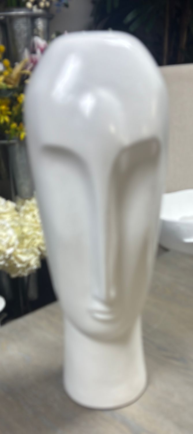 WHITE LONG CERAMIC HEAD