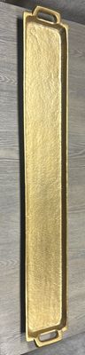 LONG RECTANGLE GOLD TRAY