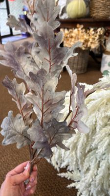 Weathered harvest oak leaf spray
