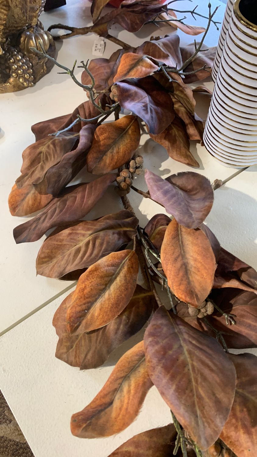 Harvest magnolia garland