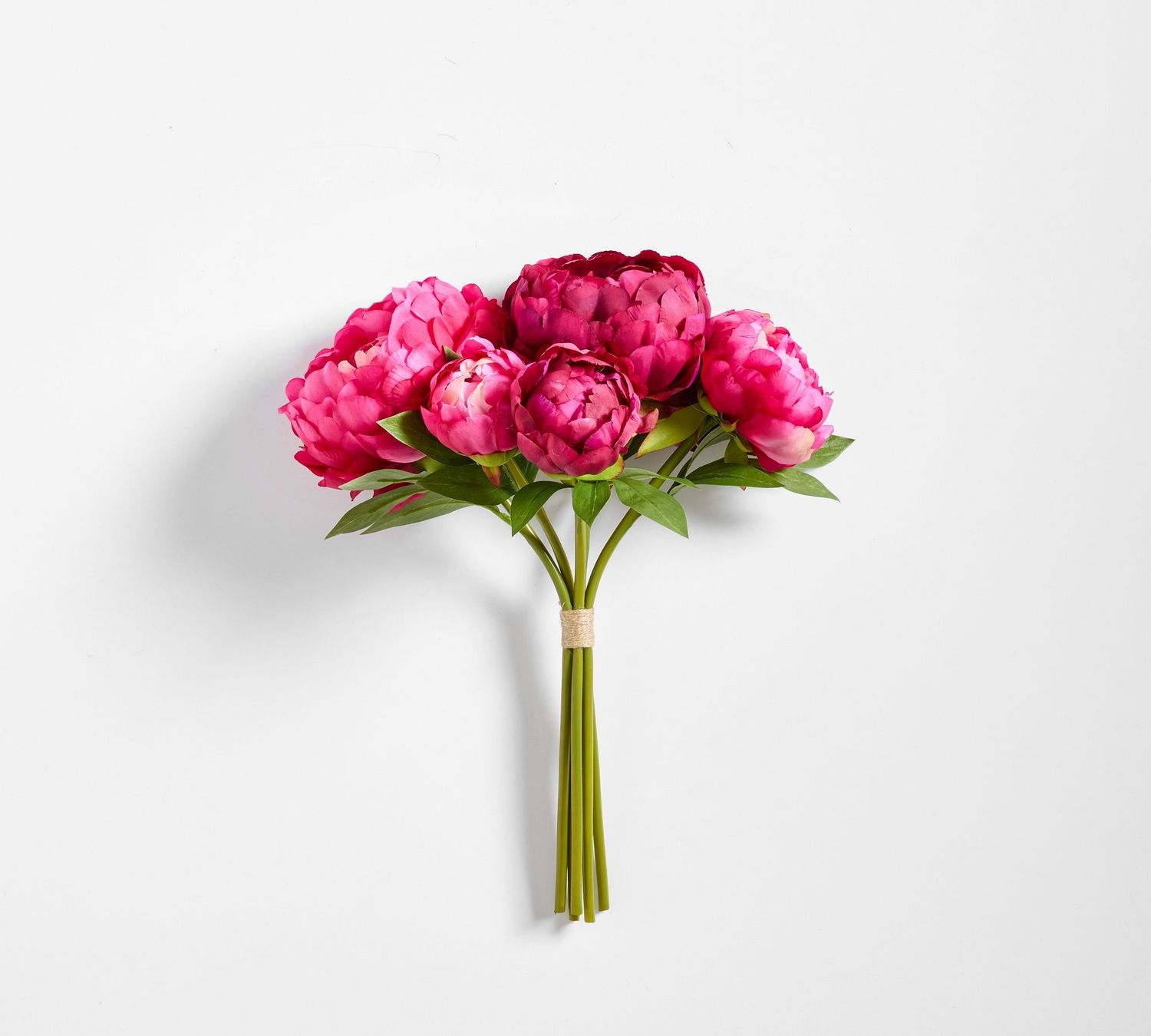 15" REAL TOUCH PEONY BUNDLE PINK