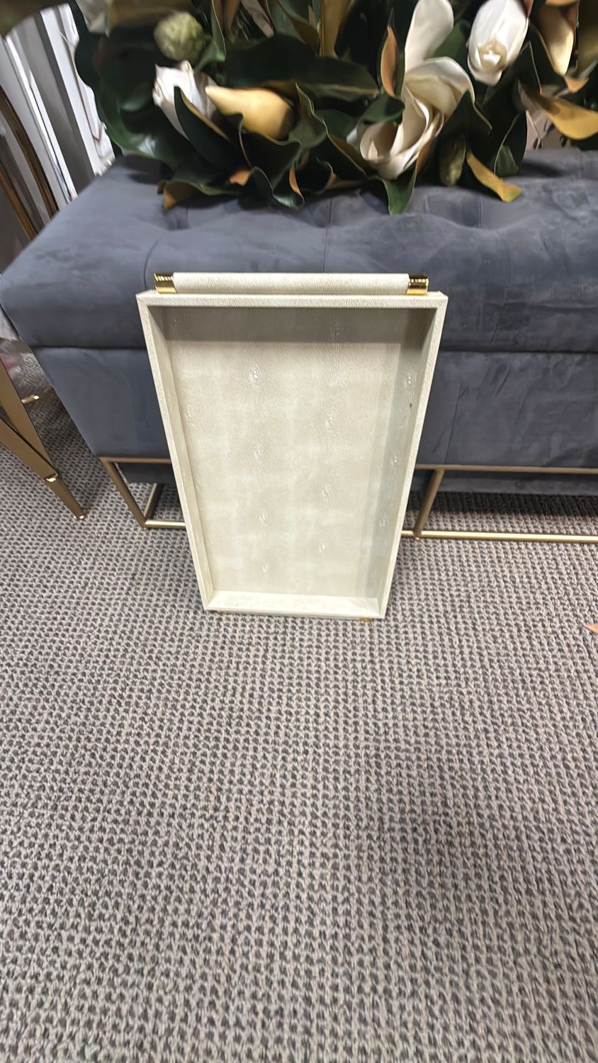 BEIGE TRAY - LARGE