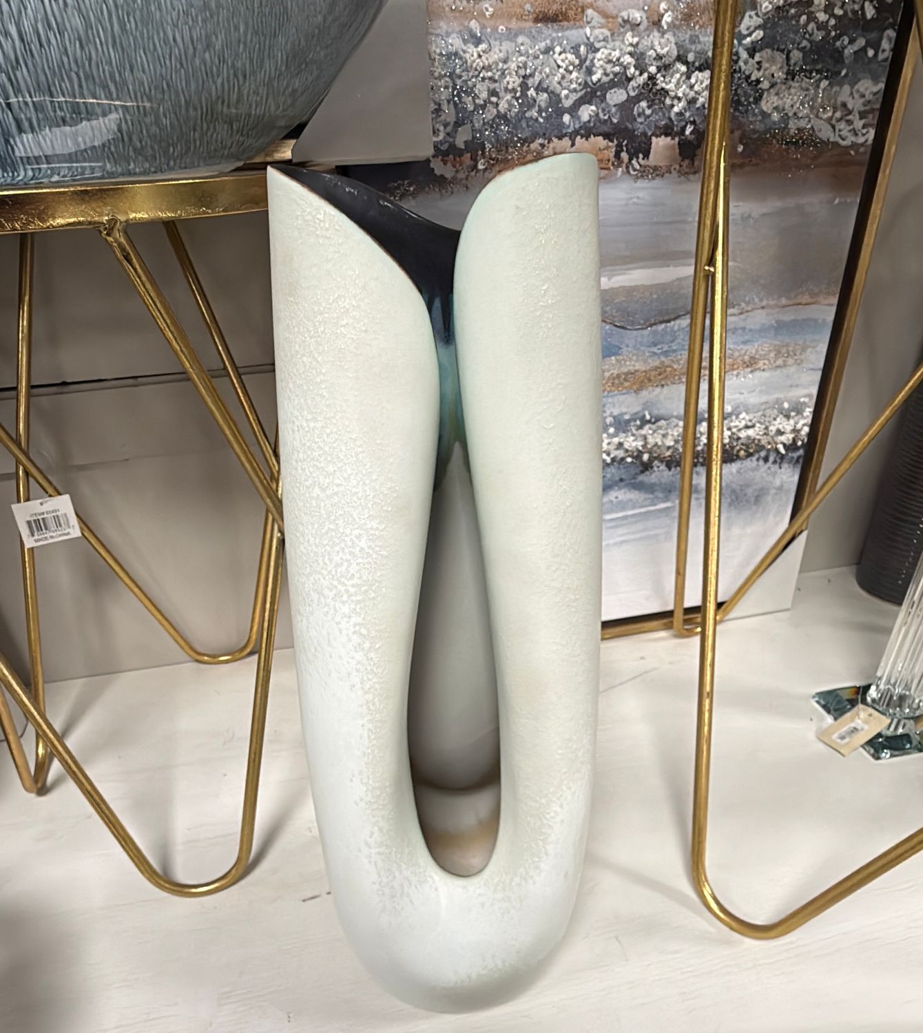 Indigo Vase - Tall