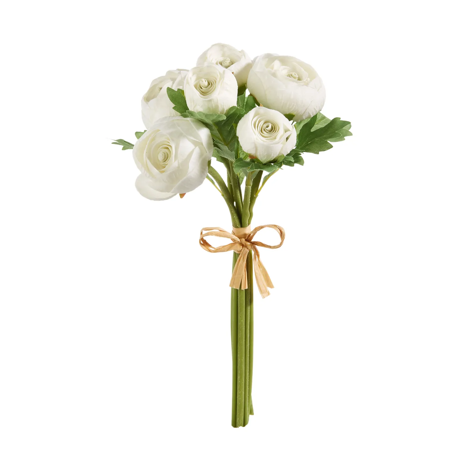 11" REAL TOUCH WHITE RANUNUCULUS BUNDLE