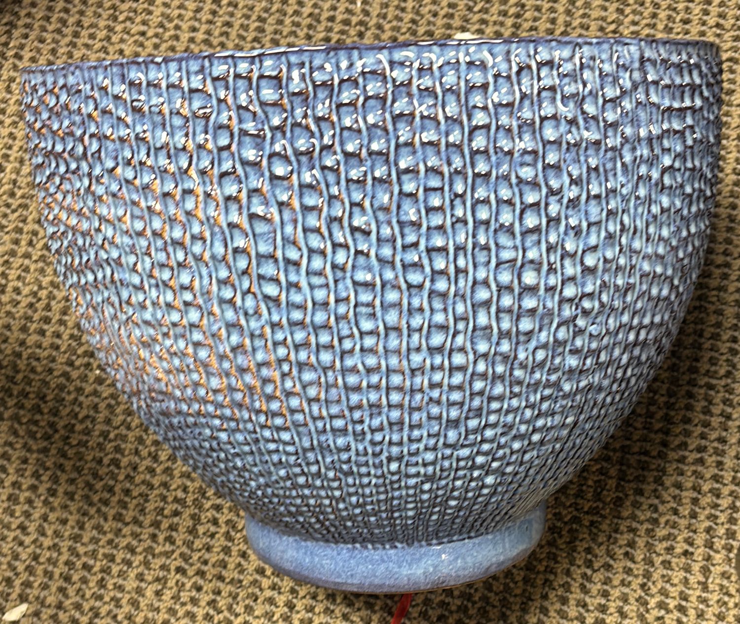 LARGE BLUE PLANTER