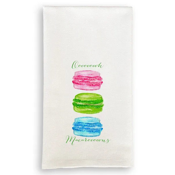 FRENCH GRAFFITI "OOOOOH MACAROOONS" KITCHEN TOWEL