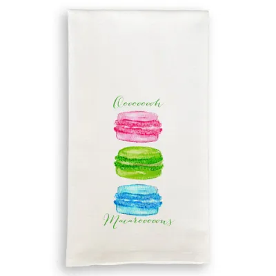 FRENCH GRAFFITI "OOOOOH MACAROOONS" KITCHEN TOWEL