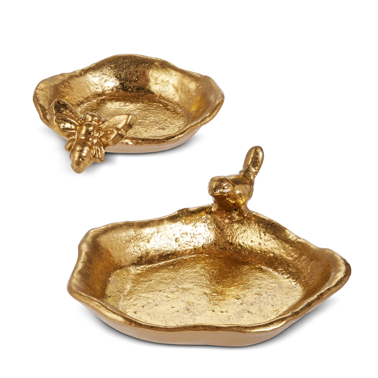 Gold Bee Trinket Trays