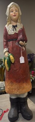 FEMALE PILGRIM STATUE
