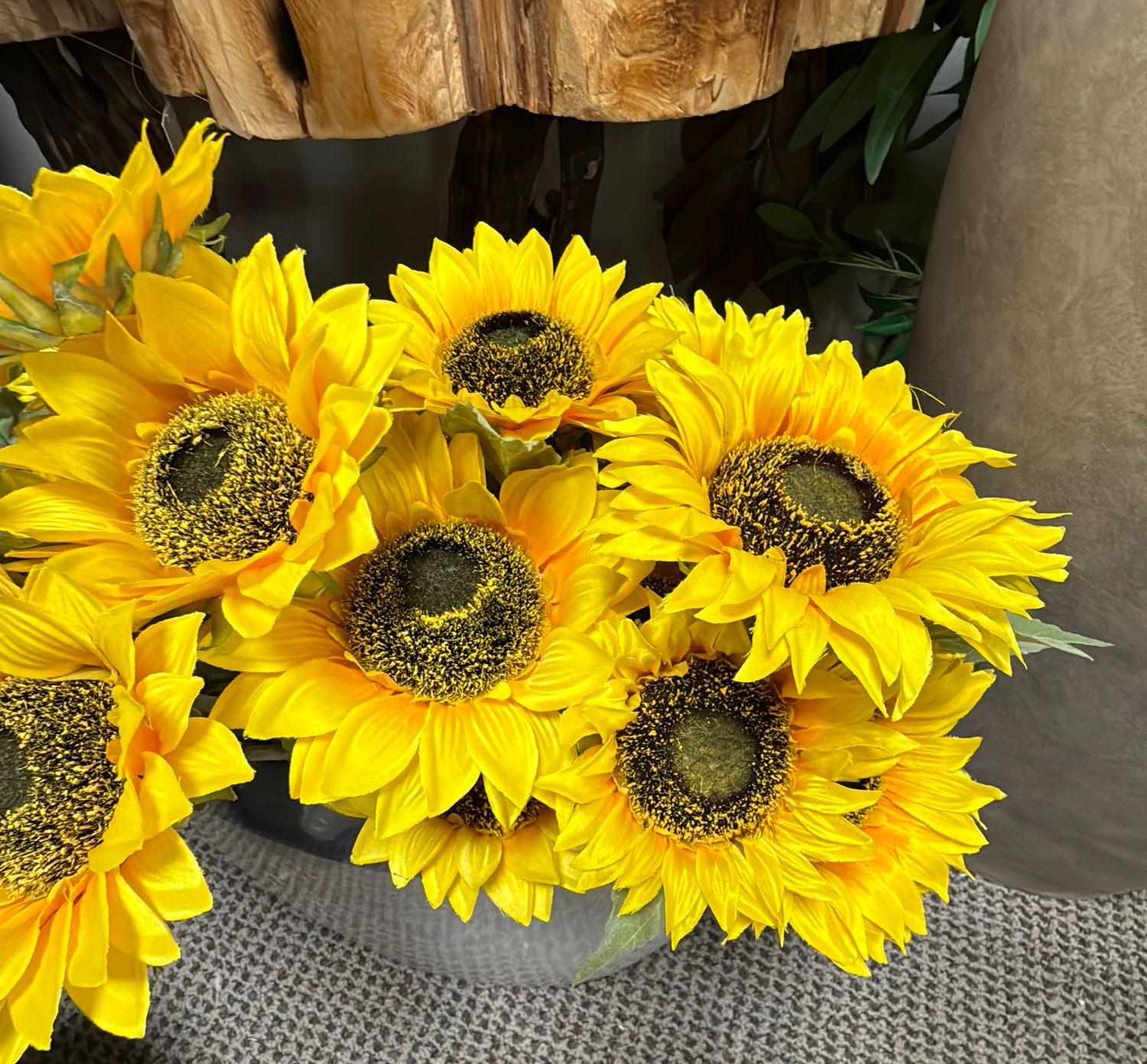 SUNFLOWER BUSH X7 17"