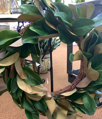24” magnolia leaf wreath Allstate