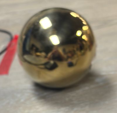 MEDIUM GOLD GLASS BALL