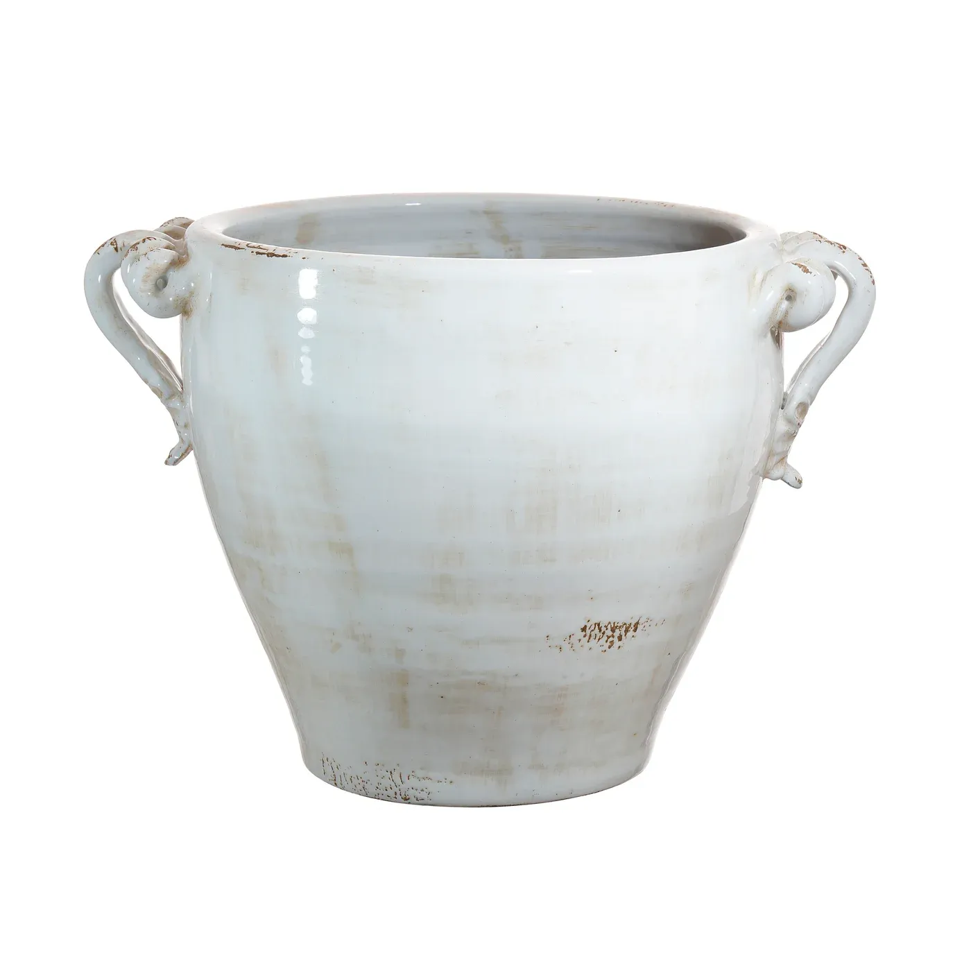RUTHERFORD PLANTER 16" ANTIQUE WHITE