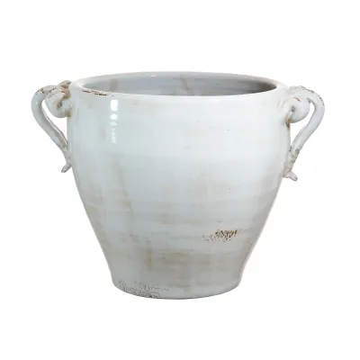RUTHERFORD PLANTER 16" ANTIQUE WHITE