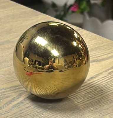SMALL GOLD DECORATIVE BALL