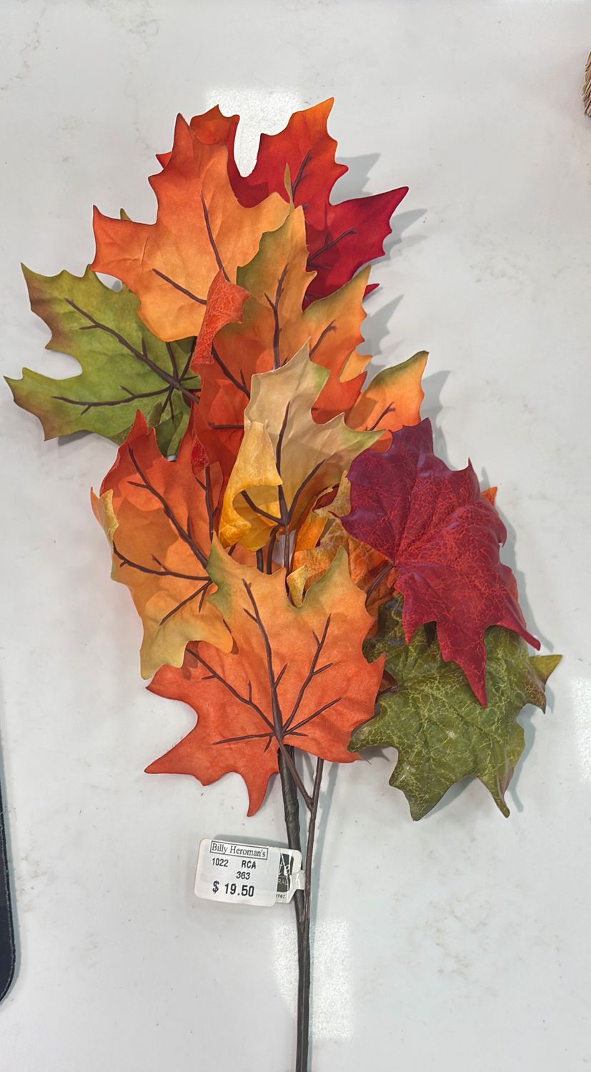 25.5" ORANGE MAPLE LEAF BUNDLE
