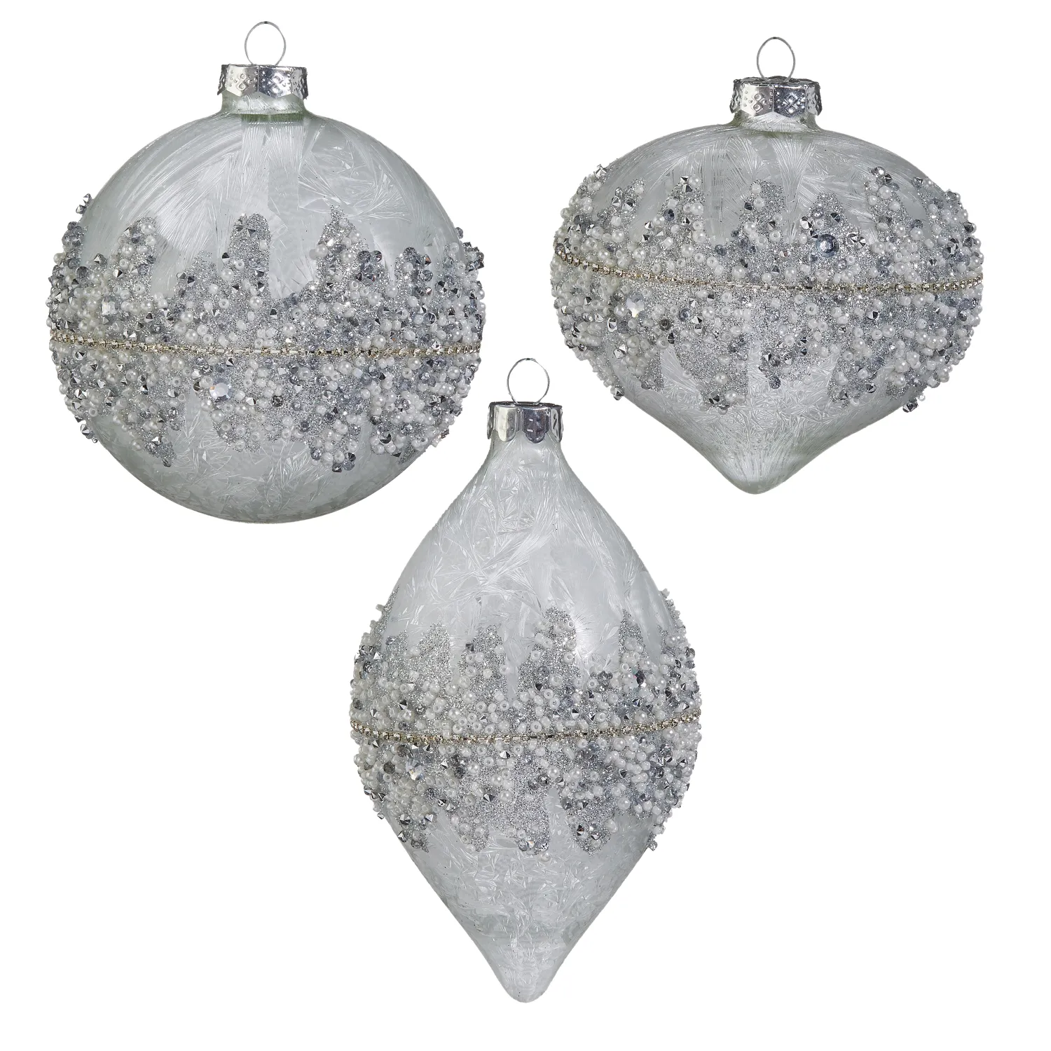 4" Beaded Ornament