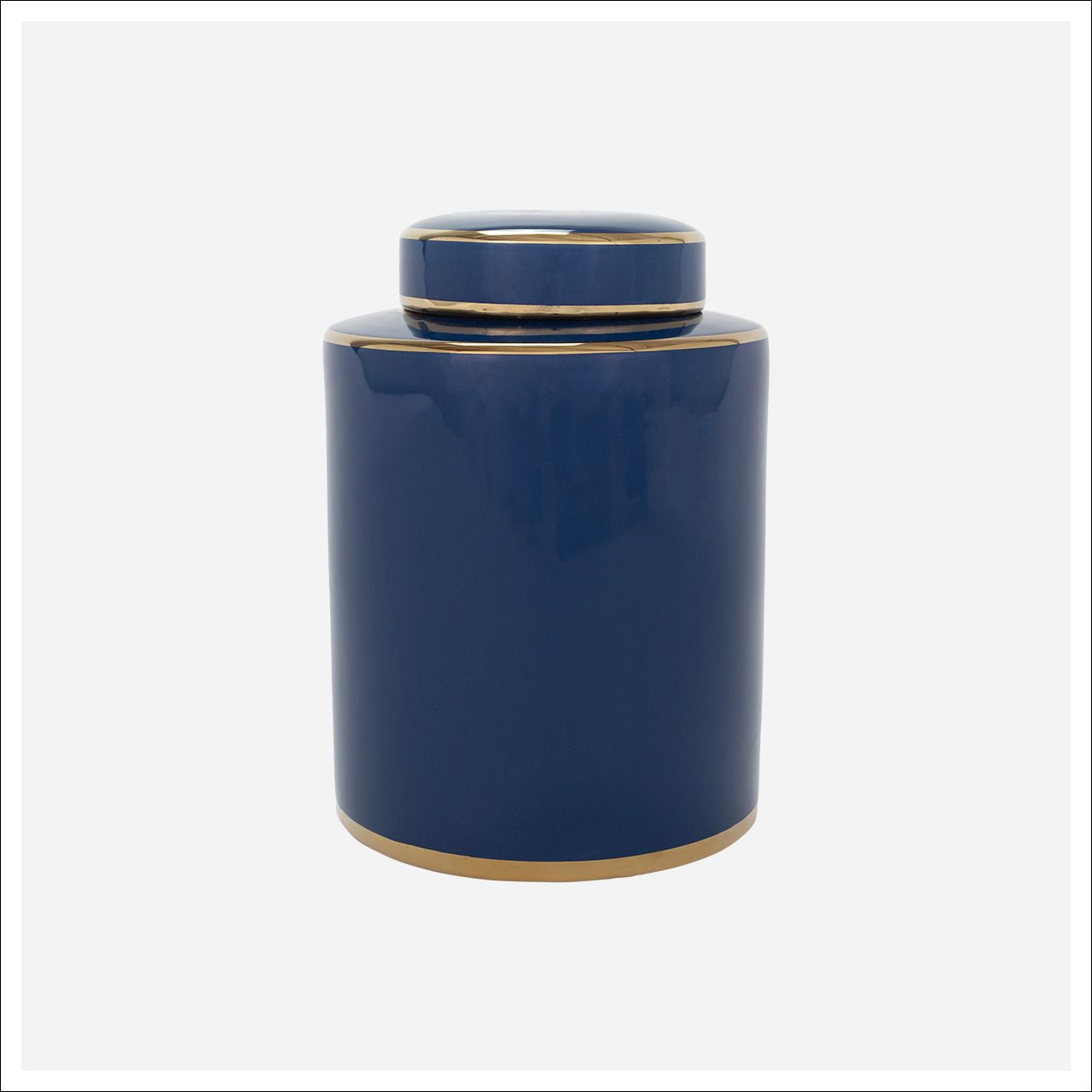 Celeste Canister-SB Blue, gold