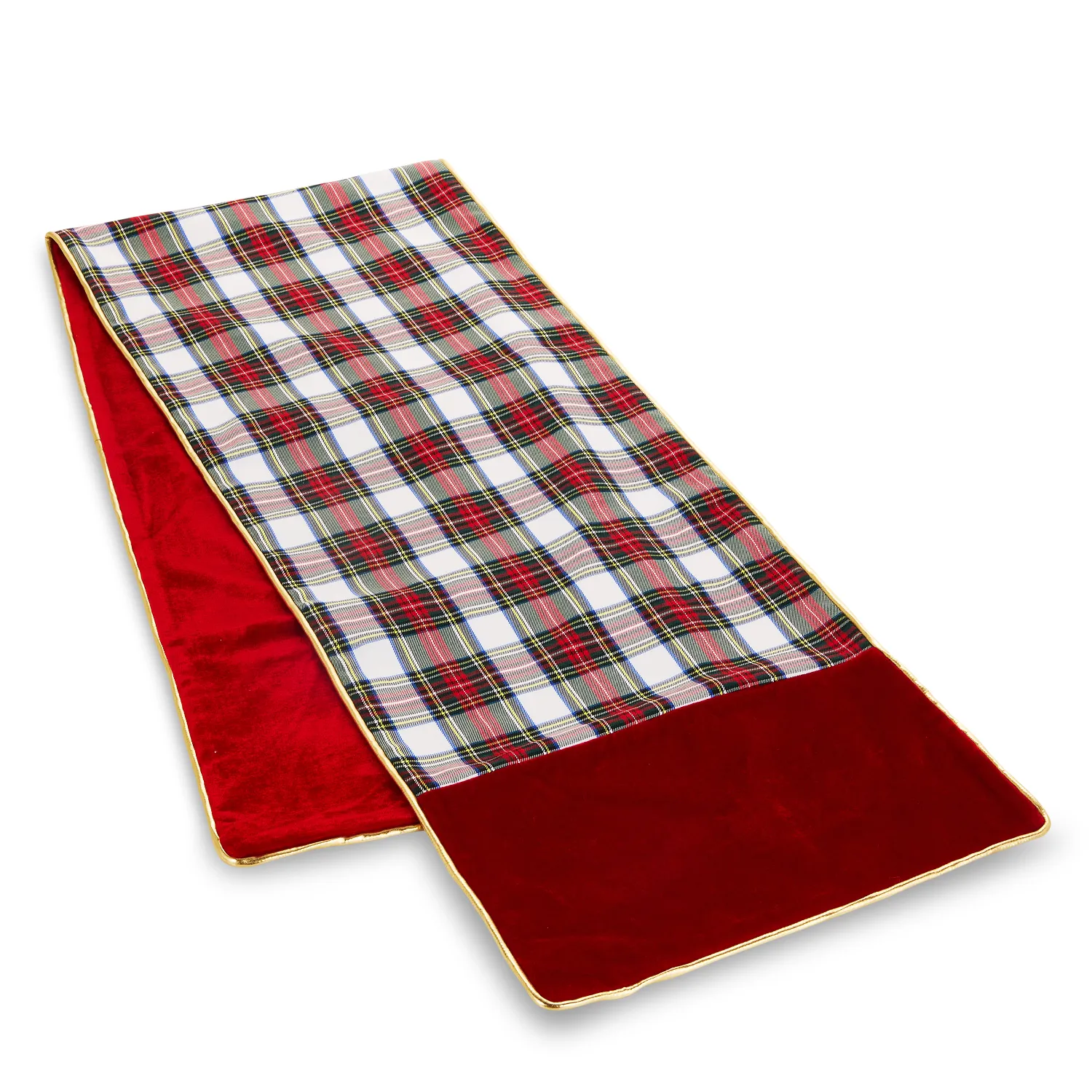 72" Plaid Table Runner