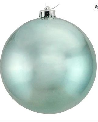 200MM V.P. SMOOTH BALL ORNAMENT - SHINY TURQUOISE