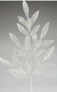 28" GLITTERED LEAF SPRAY