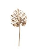 PU METALLIC SPLIT PHILO LEAF SPRAY GOLD