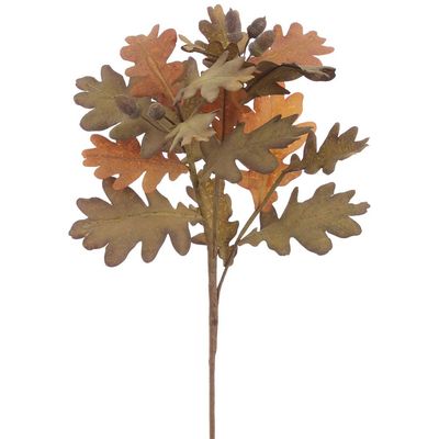 24" OAK LEAF SPRAY WITH ACORN