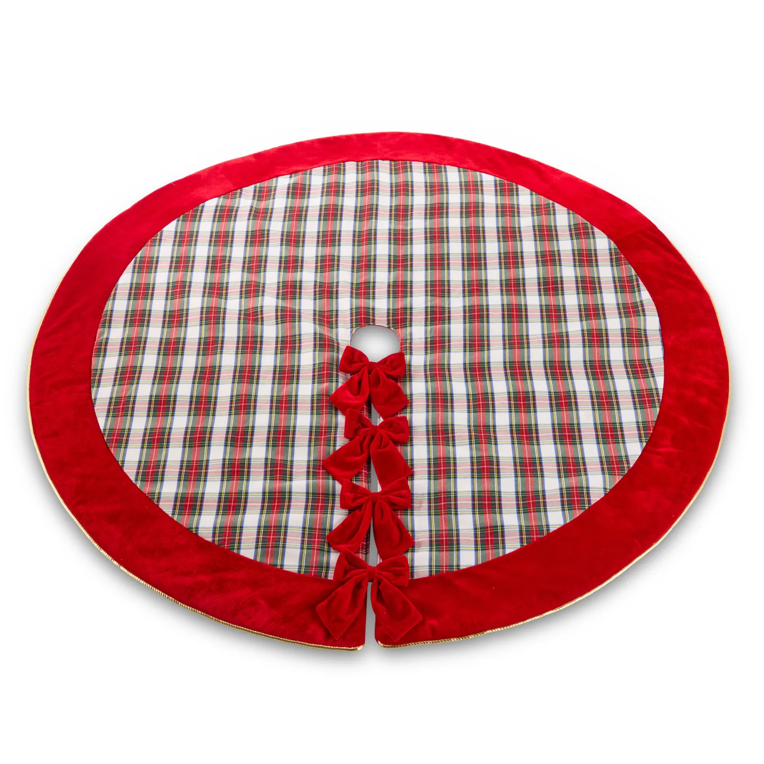 60.5" Plaid Tree Skirt