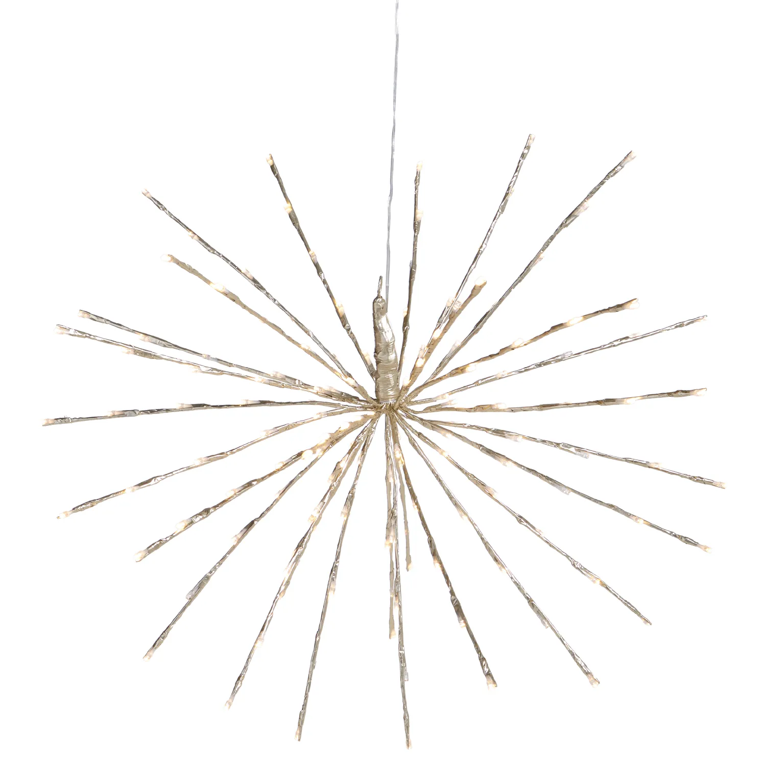 23" Champagne Starburst with Lights