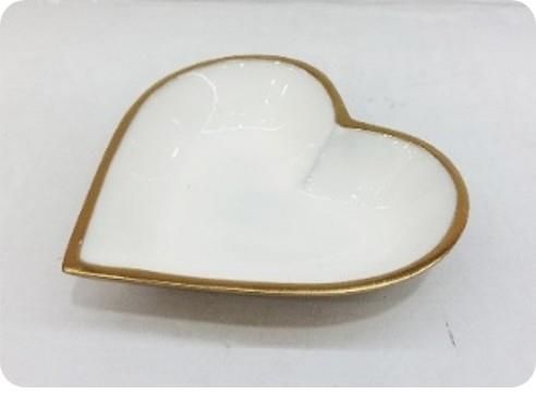 White Heart Dish