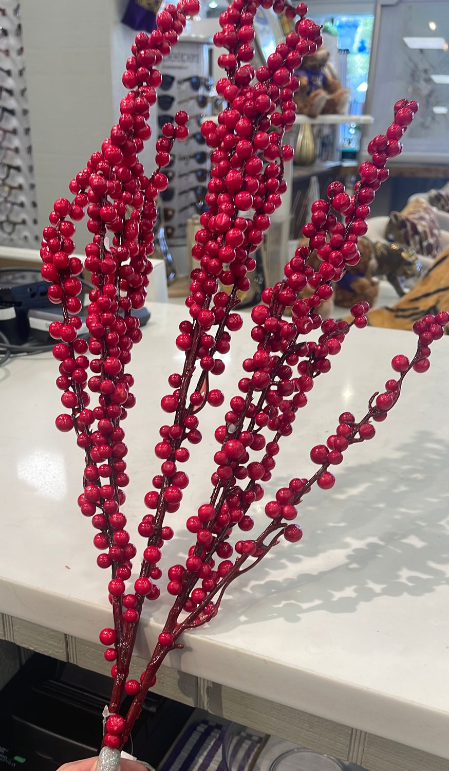 RED BERRY STEM - 40"