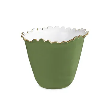 ENCANTO Colette Ice Bucket- Leaf Green and White