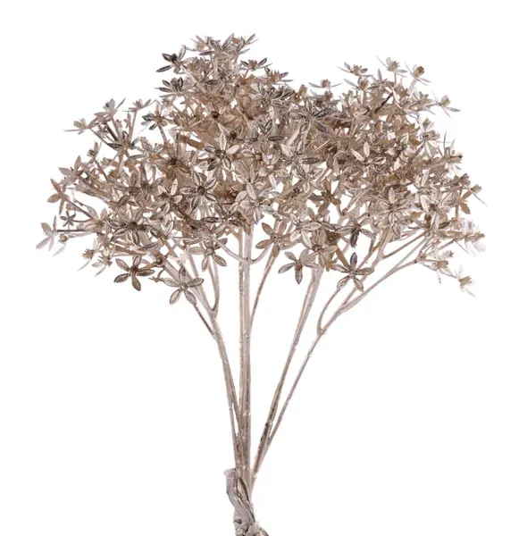 Metallic Flower Pick CHAMPAGNE 14"L