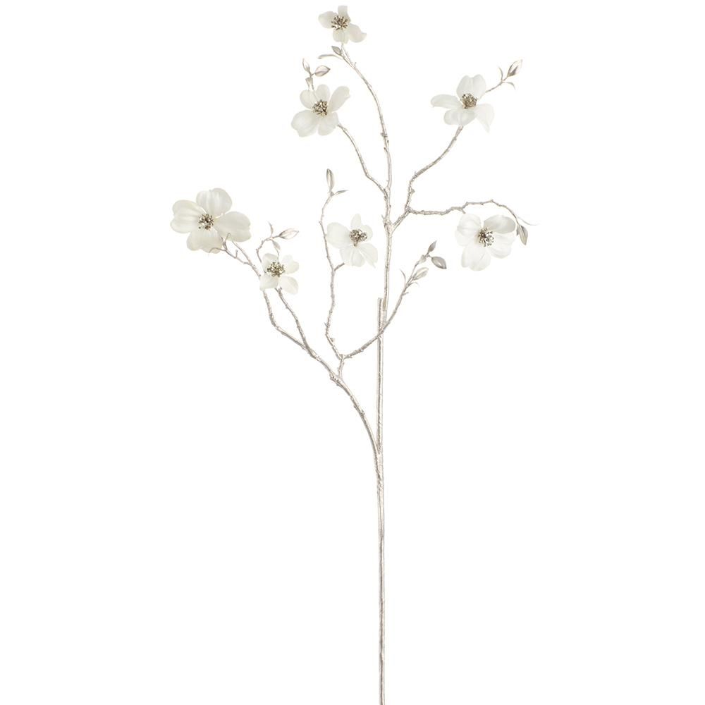 35" METALLIC DOGWOOD SPRAY PEA