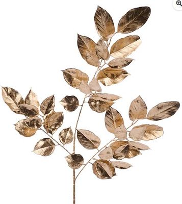24.5"L METALLIC SALAL SPRAY-GOLD